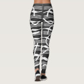 Abstrakte, moderne, geometrische Linien Leggings (Rückseite)