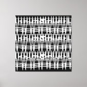 Abstrakte, moderne, geometrische Linien Leinwanddruck (Vorderseite)