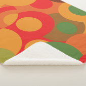 Abstrakte, moderne geometrische Muster Sherpadecke (3/4)