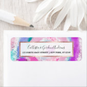 Abstrakte, moderne Girly Pink Gefärbte Krawatte Pa (Insitu)