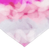 Abstrakte, moderne Girly Pink Gefärbte Krawatte Pa Tischdecke (Schrägansicht)
