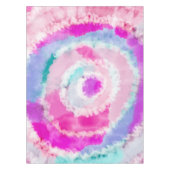 Abstrakte, moderne Girly Pink Gefärbte Krawatte Pa Tischdecke (Vorderseite)