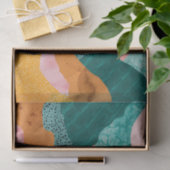 Abstrakte, moderne Jagdwaven Seidenpapier (Geschenk)