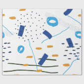 Abstrakte, moderne Komposition Geschenkpapier (Flach)