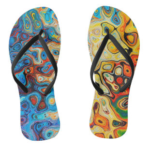 Abstrakte Moderne Kunst Badesandalen