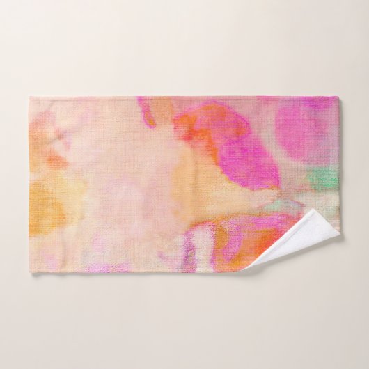 Abstrakte Moderne Kunst Badhandtuch Set (Handtuch)