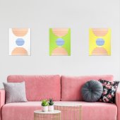 abstrakte moderne Kunst Bilderwand Sets (Wohnzimmer)