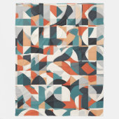 Abstrakte moderne Kunst Fleecedecke (Vorderseite)