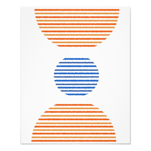 abstrakte moderne Kunst Fotodruck (Vorne)