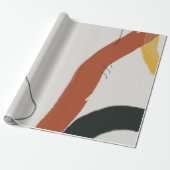 Abstrakte Moderne Kunst Geschenkpapier (Ungerollt)