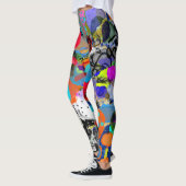 Abstrakte moderne Kunst Leggings (Links)