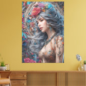 abstrakte moderne Kunst Leinwanddruck (Insitu (Wohnzimmer))