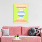 abstrakte moderne Kunst Leinwanddruck (Insitu (Wohnzimmer))