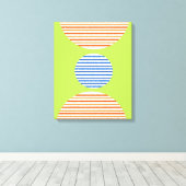 abstrakte moderne Kunst Leinwanddruck (Insitu (Holzboden))