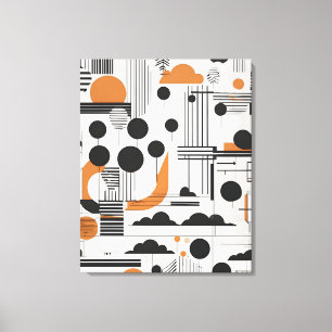 Abstrakte moderne Kunst Leinwanddruck