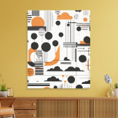 Abstrakte moderne Kunst Leinwanddruck (Insitu (Wohnzimmer))