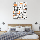 Abstrakte moderne Kunst Leinwanddruck (Insitu (Schlafzimmer))