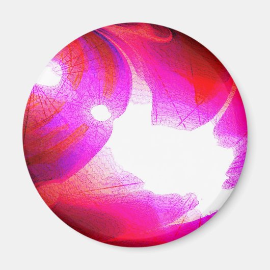 Abstrakte Moderne Kunst Magnet (Vorne)