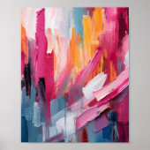 Abstrakte Moderne Kunst Poster (Vorne)
