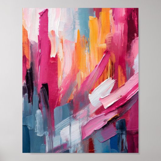 Abstrakte Moderne Kunst Poster (Vorne)