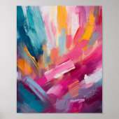 Abstrakte Moderne Kunst Poster (Vorne)