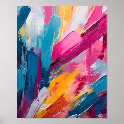 Abstrakte Moderne Kunst Poster (Vorne)