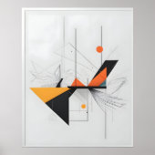 Abstrakte moderne Kunst Poster (Vorne)
