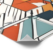 Abstrakte moderne Kunst Poster (Ecke)
