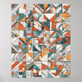 Abstrakte moderne Kunst Poster (Vorne)