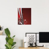 Abstrakte Moderne Kunst Poster (Heimbüro)