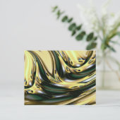 Abstrakte Moderne Kunst Postkarte (Stehend Vorderseite)