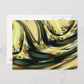 Abstrakte Moderne Kunst Postkarte (Vorne/Hinten)