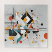 Abstrakte moderne Kunst Puzzle (Horizontal)