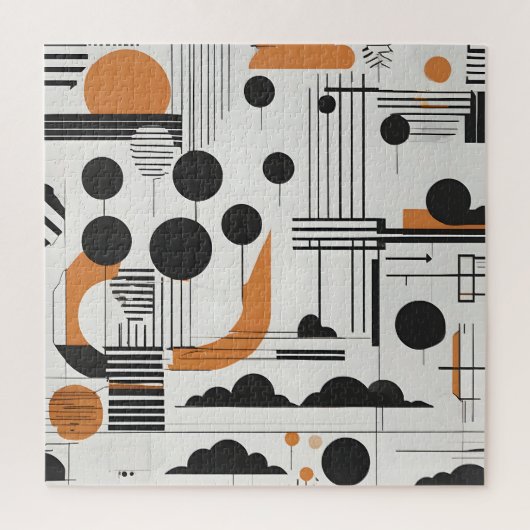 Abstrakte moderne Kunst Puzzle (Vertikal)