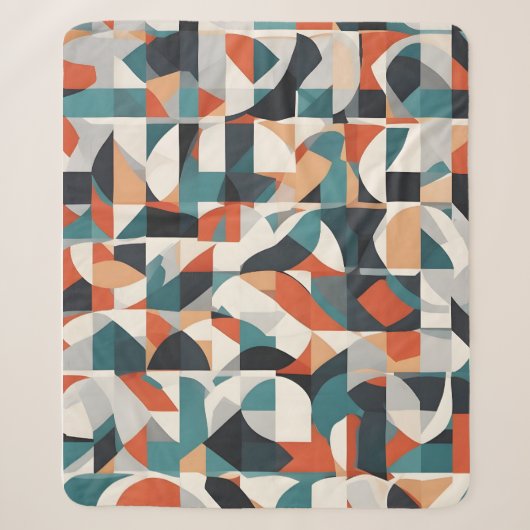 Abstrakte moderne Kunst Sherpadecke (Vorderseite)