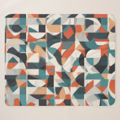 Abstrakte moderne Kunst Sherpadecke (Vorderseite (Horizontal))