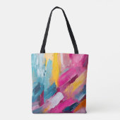 Abstrakte Moderne Kunst Tasche (Rückseite)