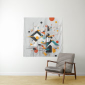 Abstrakte moderne Kunst Wandteppich (Beispiel)