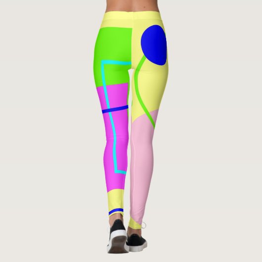 Abstrakte moderne Leggings (Rückseite)