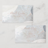 Abstrakte moderne Makeup Artist Wasserfarben Forme Visitenkarte (Vorne/Hinten)