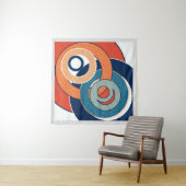 Abstrakte moderne minimalistische Kunstlandschaft Wandteppich (Beispiel (Horizontal))