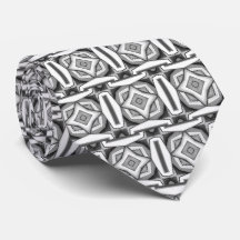 Abstrakte moderne monochrome Krawatte