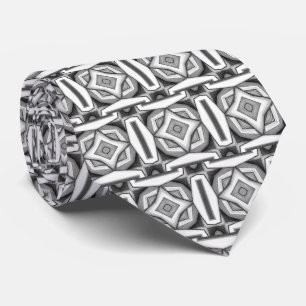 Abstrakte moderne monochrome Krawatte