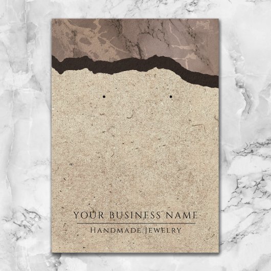 Abstrakte, moderne Ohrring-Display-Karten