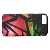 Abstrakte moderne polygonal graffiti geometrisch d Case-Mate iPhone hülle (Rückseite (Horizontal))