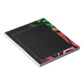 Abstrakte moderne polygonal graffiti geometrisch d notizblock (angewinkelt)