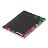 Abstrakte moderne polygonal graffiti geometrisch d notizblock (Rotiert)