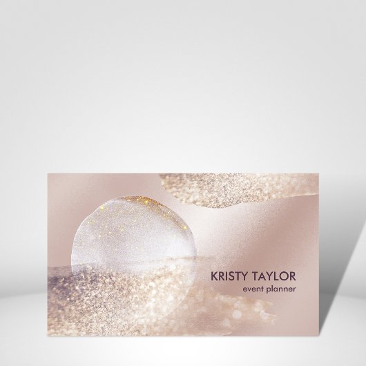 abstrakte moderne Rose Visitenkarte