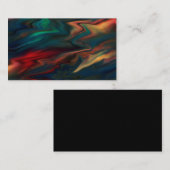 Abstrakte moderne sanfte Gefälle flüssige verschwo Visitenkarte (Vorne/Hinten)