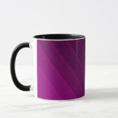 Abstrakte, moderne Striplinien, dunkel pl Tasse (Links)